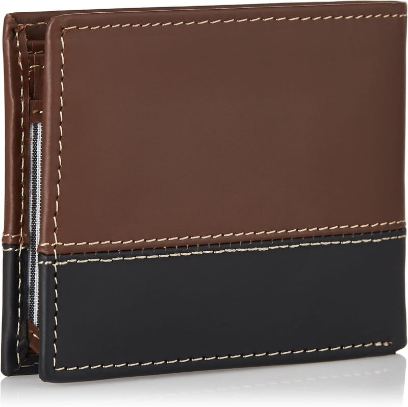 Timberland Herren Leder Trifold Geldbörse für Reisen