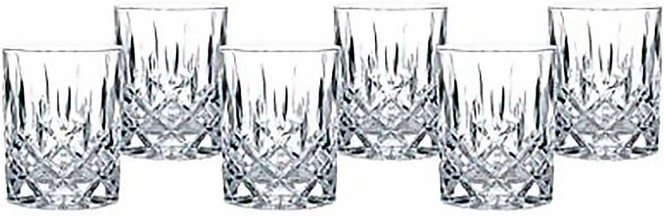 Noblesse Kristall-Whiskybecher, Gin Tonic und Wassergläser - 6er Set