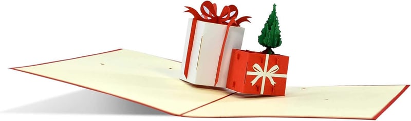 3D Weihnachtskarte Pop-Up für Geldgeschenke – niedliche Geschenkidee