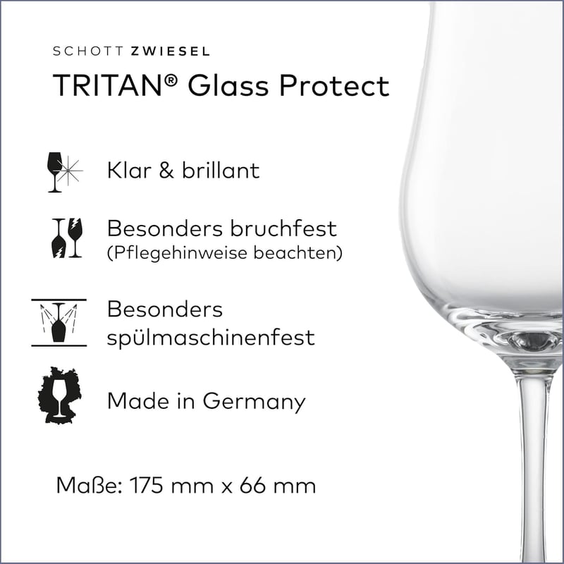 Whisky Tasting Gläser für Bar, 4er-Set aus spülmaschinenfestem Kristall