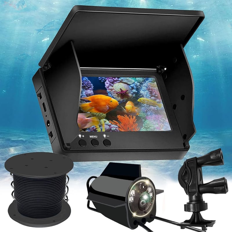 Wasserdichte Unterwasser-Kamera mit 5 Zoll Display für Angler