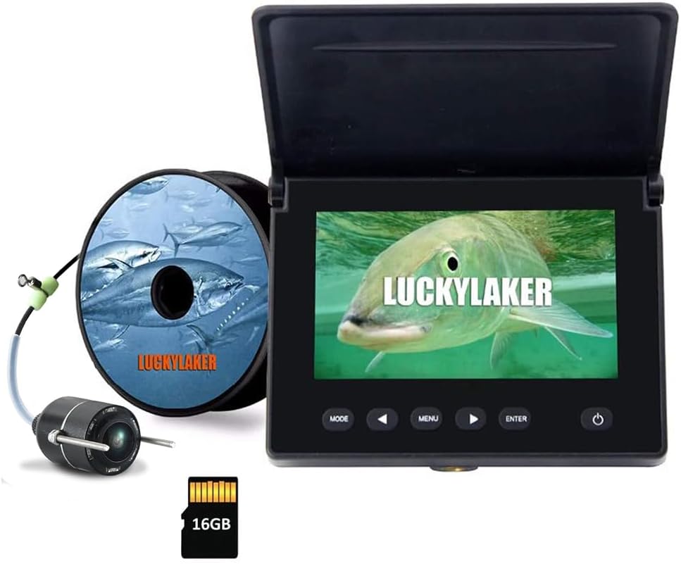 Tragbare Unterwasser Angelkamera mit LCD Monitor und Infrarot LED