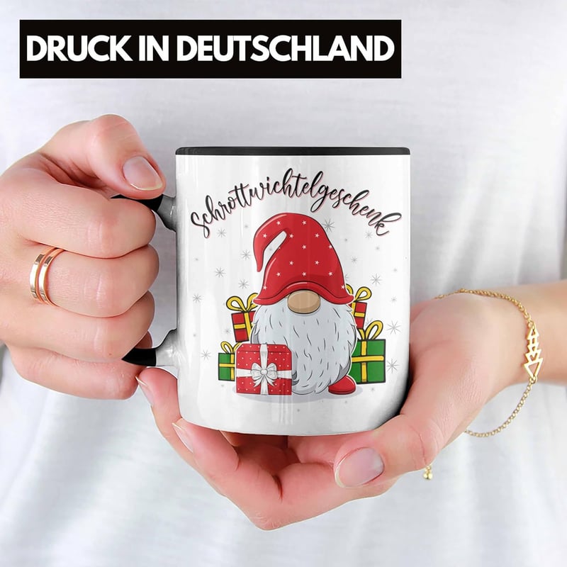 Wichtelgeschenk für Frauen – Schwarze Figur für Schrottwichteln