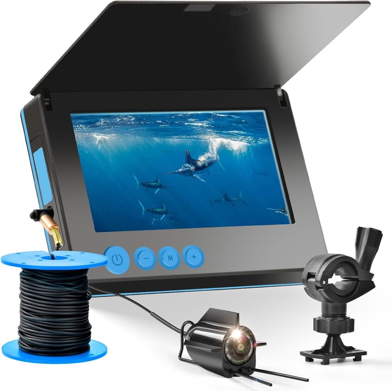 Unterwasser-Fischfinder mit Infrarot-Nachtsicht und 4,3 Zoll Display