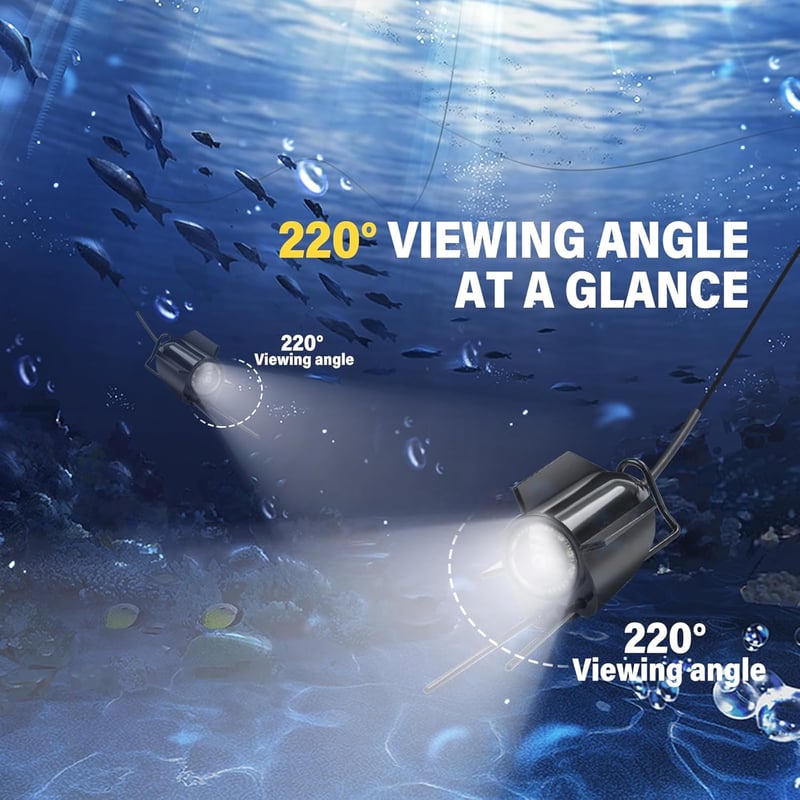 Unterwasser-Fischfinder mit Infrarot-Nachtsicht und 4,3 Zoll Display