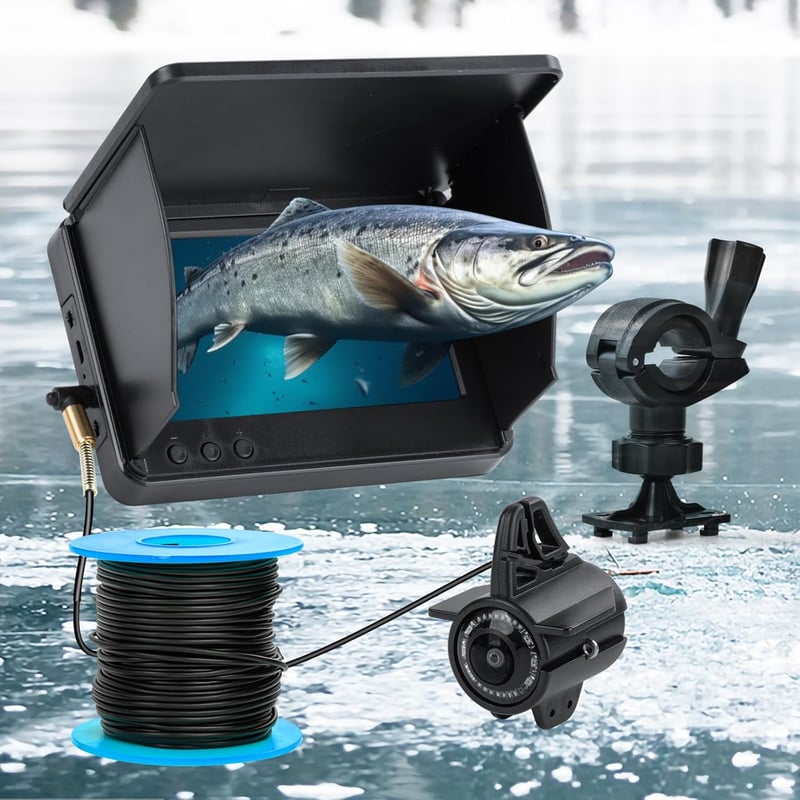 Unterwasserkamera für Angler mit 4,3 Zoll IPS Anzeige und Nachtsicht
