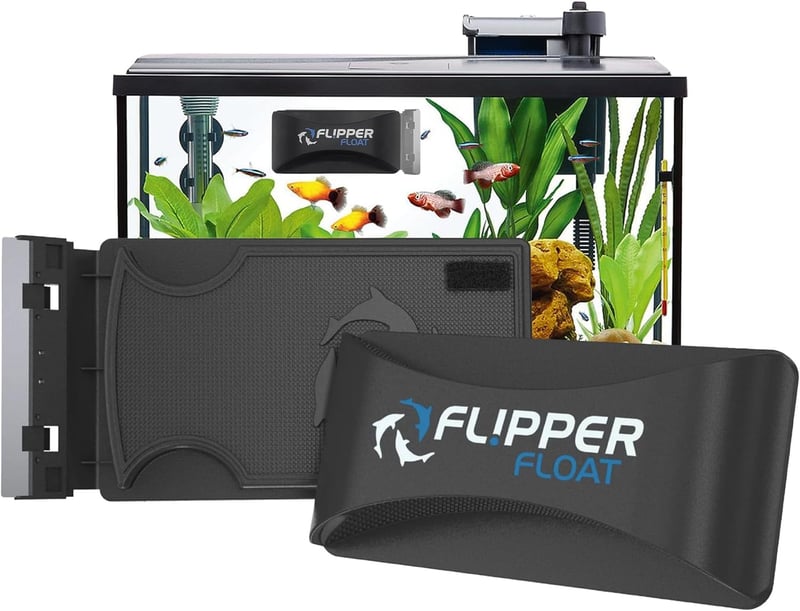 FL!PPER 2-in-1 Magnetischer Aquarium-Glasreiniger für sauberes Wasser
