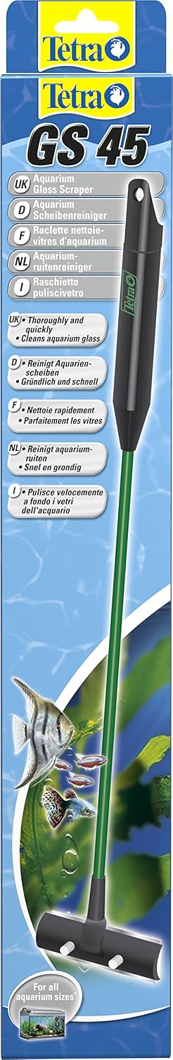 Tetra GS 45 Aquarien-Scheibenreiniger für Algen und Schmutz, 1 Stück