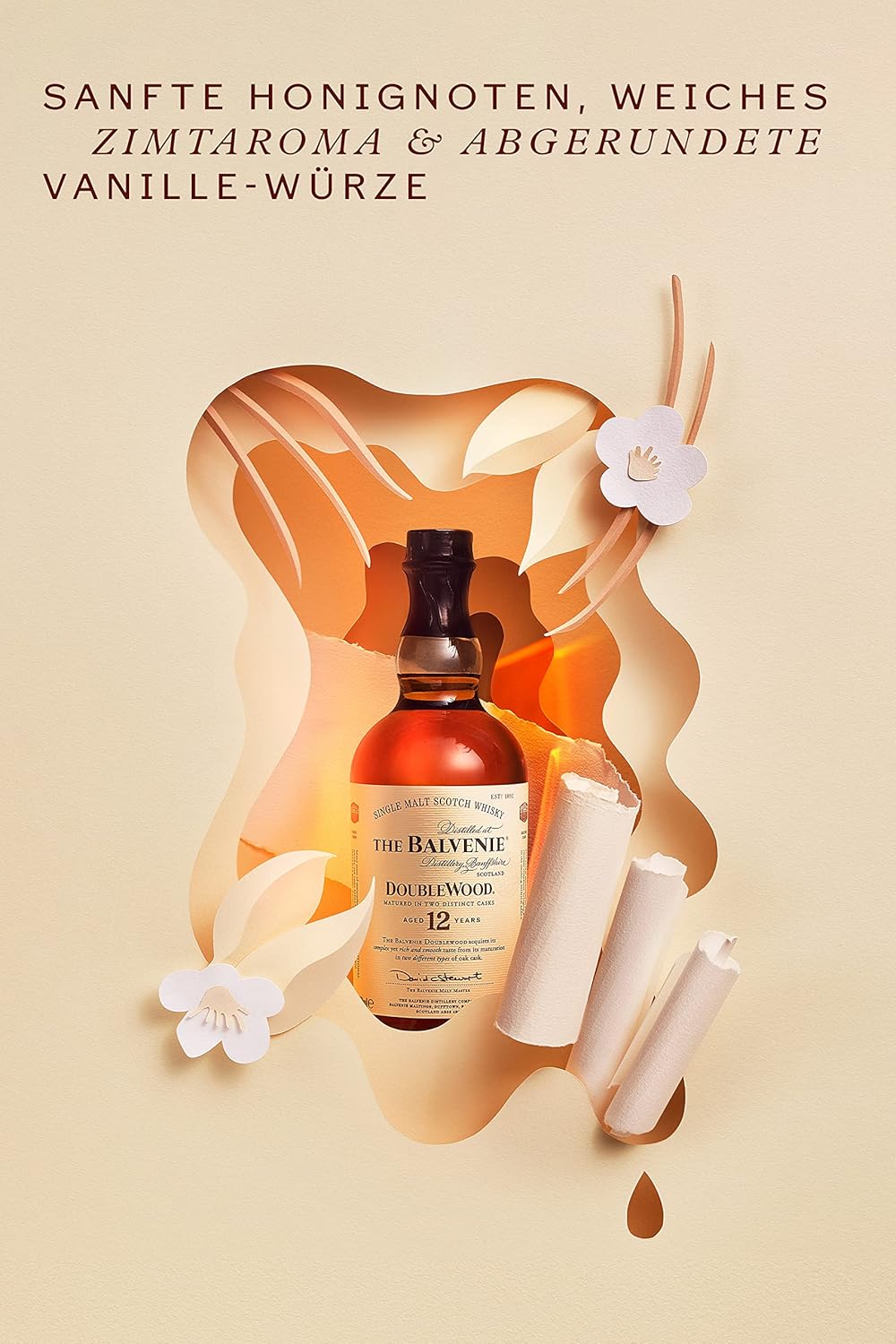 Balvenie DoubleWood 12 Jahre Single Malt Scotch Whisky, 70cl