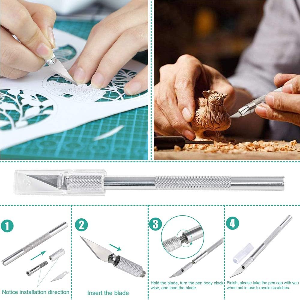 18-teiliges Jäten Werkzeug Set aus Edelstahl mit Aufbewahrungstasche für DIY-Projekte
