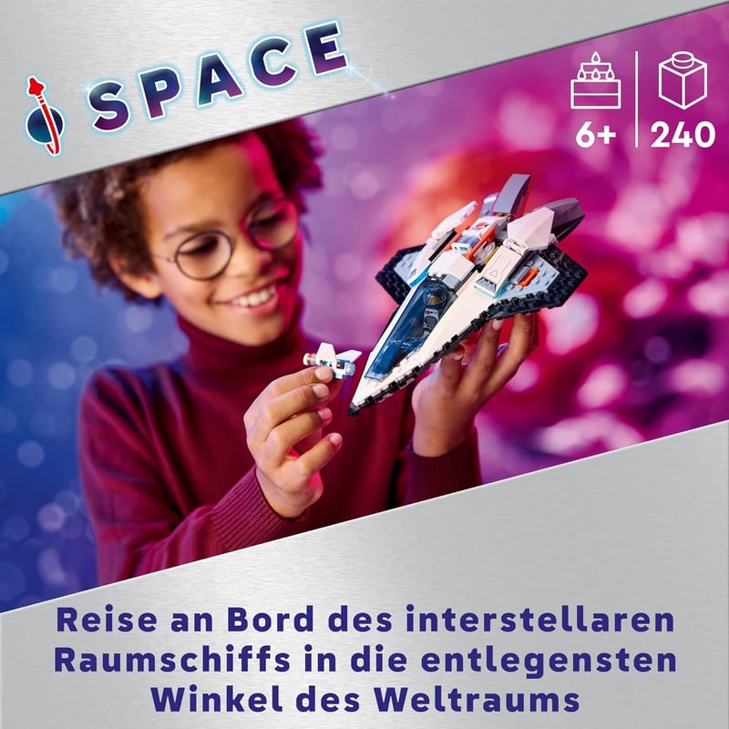 LEGO City Raumschiff & 3in1 Fahrzeuge-Set für Kinder