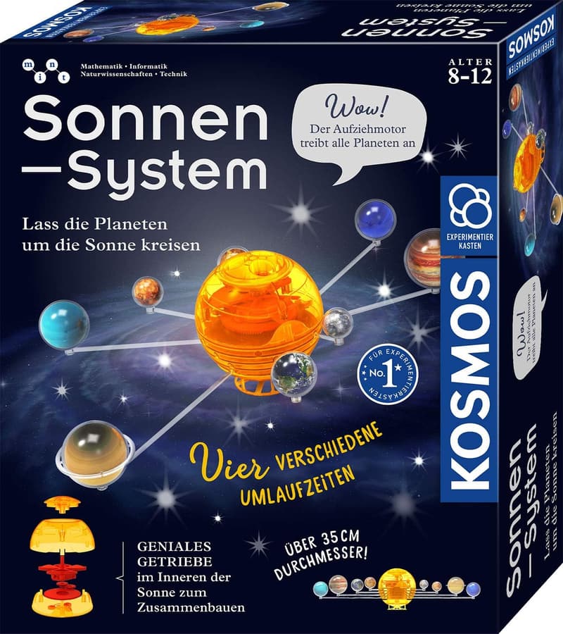 Sonnensystem Experimentierkasten für Kinder ab 8 Jahren