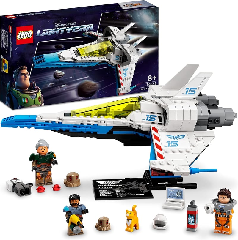 LEGO 76832 Lightyear XL-15 Raumschiff mit Buzz-Minifigur für Kinder ab 8 Jahren