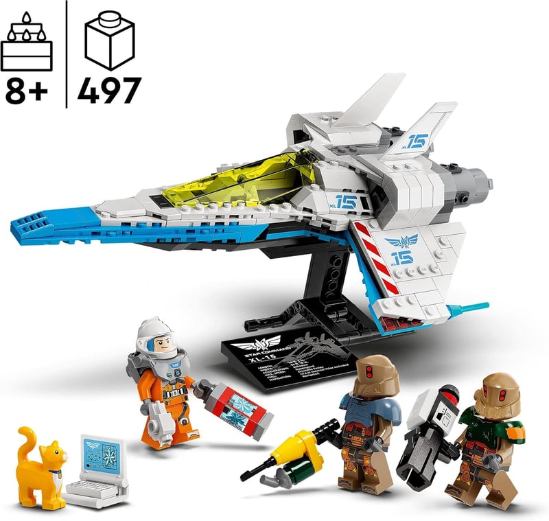 LEGO 76832 Lightyear XL-15 Raumschiff mit Buzz-Minifigur für Kinder ab 8 Jahren