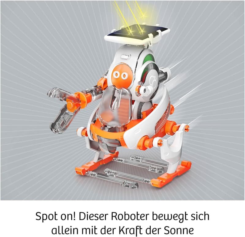 Solar-Bausatz für Roboter: 8 Modelle, Experimentierkasten für Kinder 8-12 Jahre
