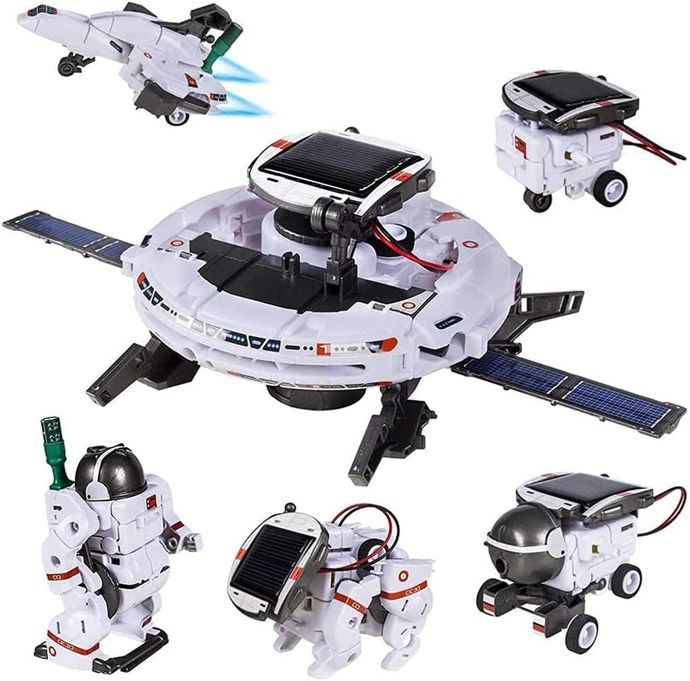 Solar Roboter Bausatz für Kinder ab 8 Jahren – 6 in 1 Spielzeug zur Förderung der Wissenschaftslehre