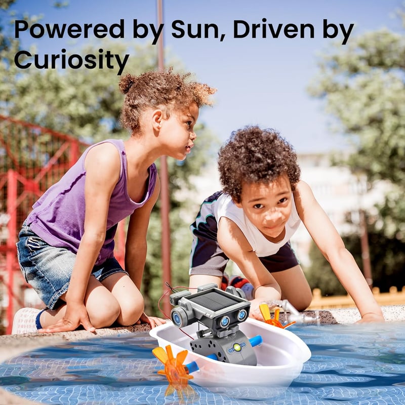 Solar Roboter Spielzeug für Kinder ab 8 Jahren – 15-in-1 Lernspielzeug