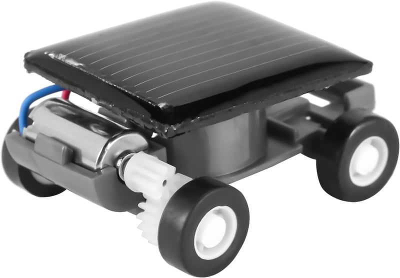 Solarauto Spielzeug für Kinder - Nachhaltiges Lernspielzeug in Schwarz