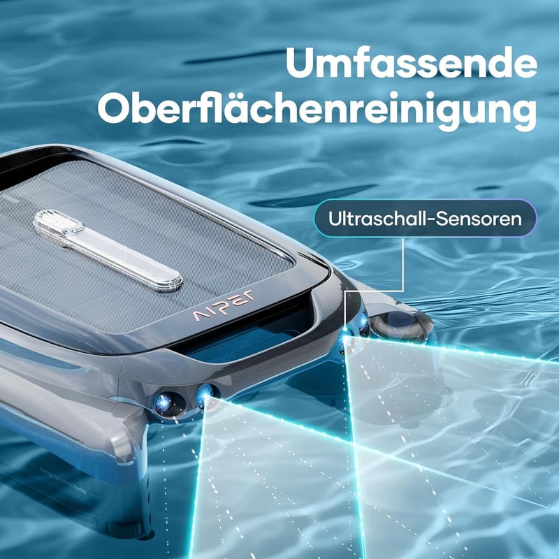 AIPER Surfer S1 Pool Skimmer – Akku-Poolroboter mit 20 Std. Laufzeit