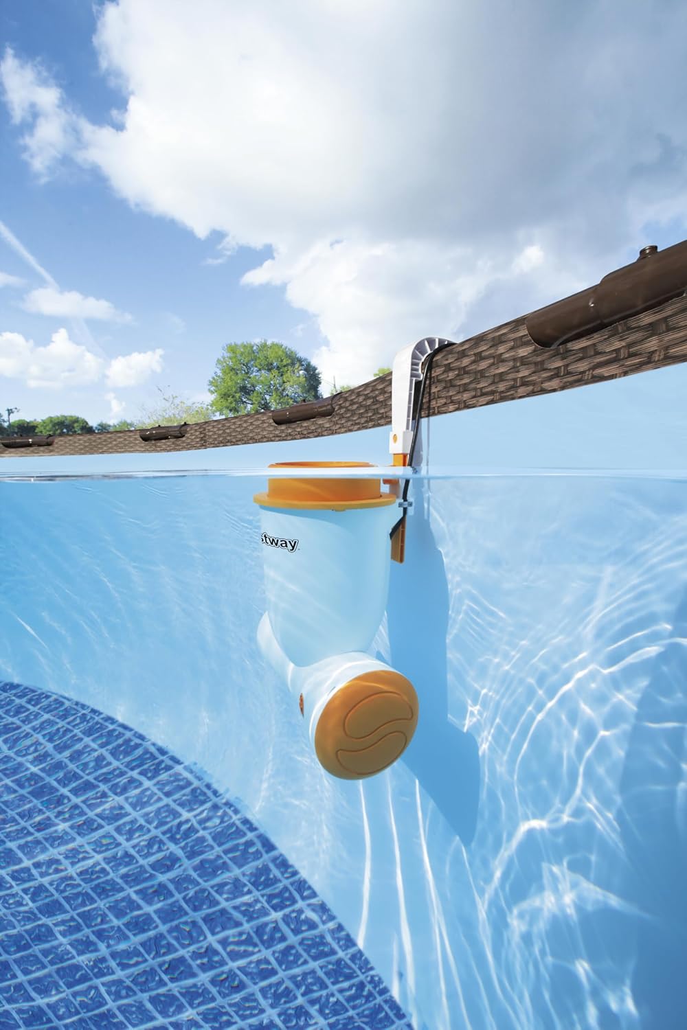 Bestway Skimatic 2-in-1 Einhängeskimmer und Filterpumpe 2.574 l/h