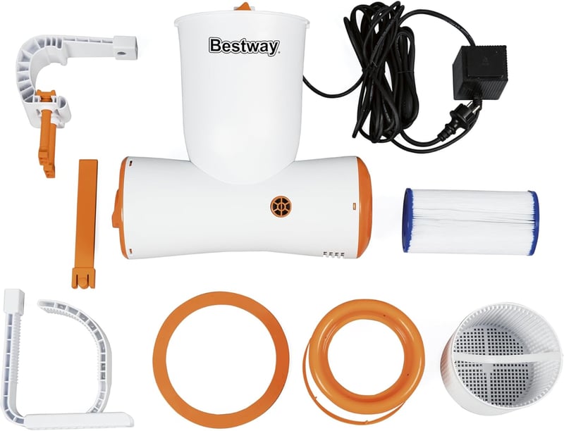 Bestway Skimatic 2-in-1 Einhängeskimmer und Filterpumpe 2.574 l/h