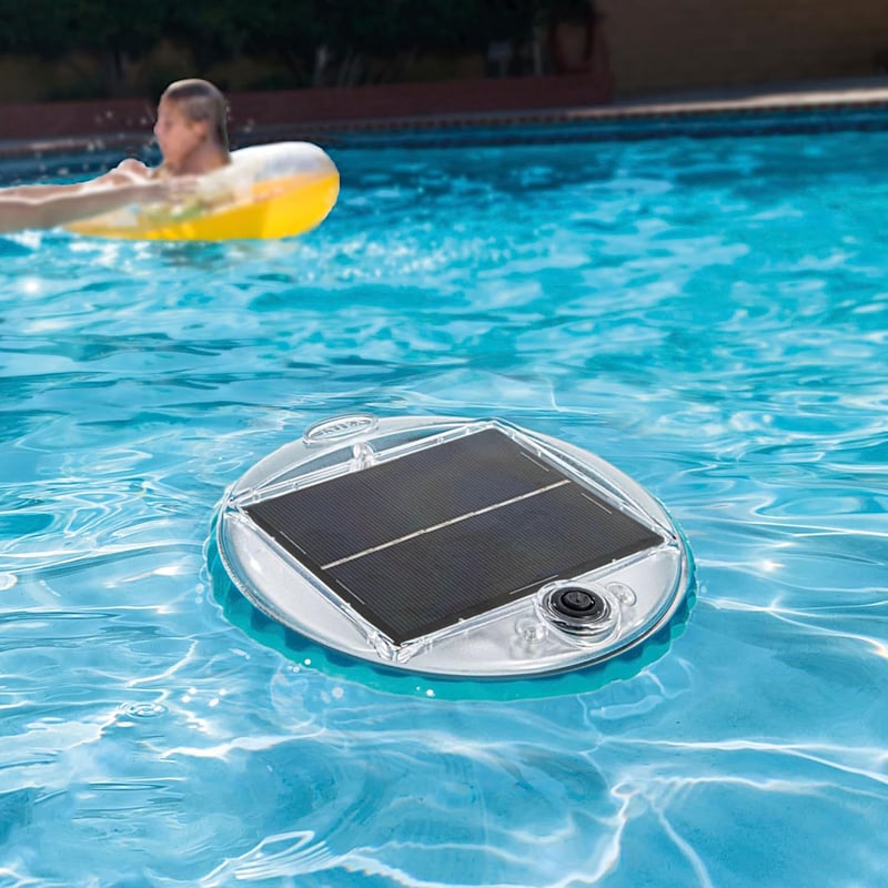 Intex Solar LED Poolleuchte - Schwimmende Lampe mit 2 Modi