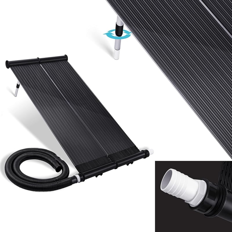 KESSER® Solarkollektor für Pools – UV-beständig, erweiterbar (108 x 73 cm)