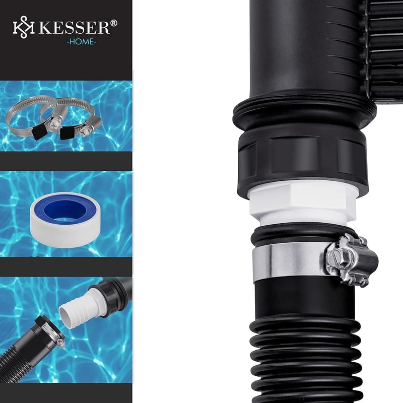 KESSER® Solarkollektor für Pools – UV-beständig, erweiterbar (108 x 73 cm)