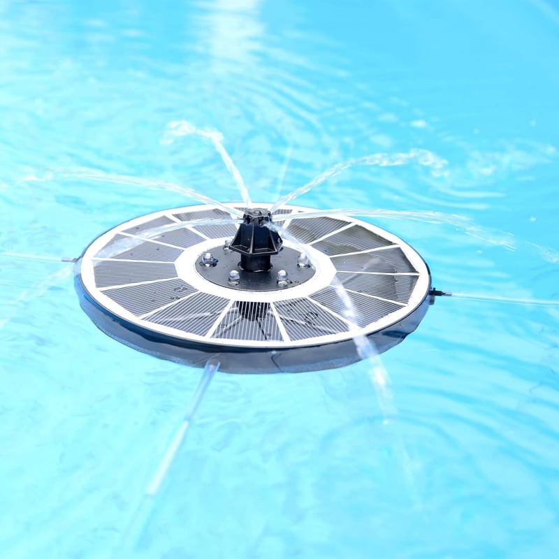 Heissner Solar Teichpumpen-Set mit LED, 150 l/h