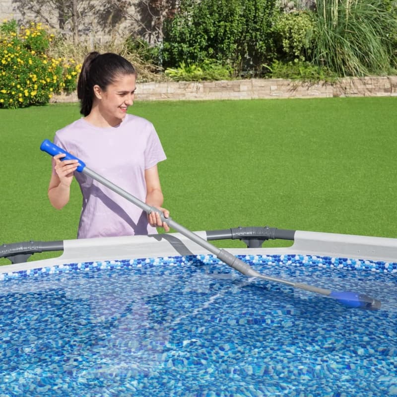 Bestway Flowclear AquaTech batteriebetriebener Poolsauger, Blau