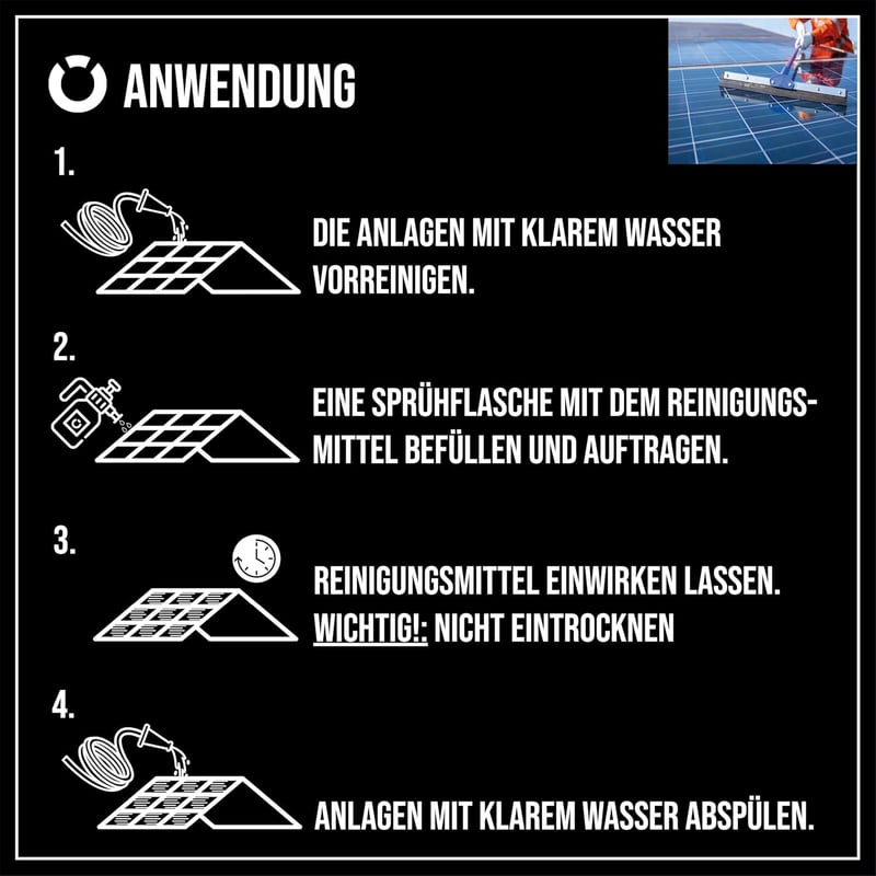 STRÖDER® Photovoltaikreiniger für Solaranlagen, 750ml