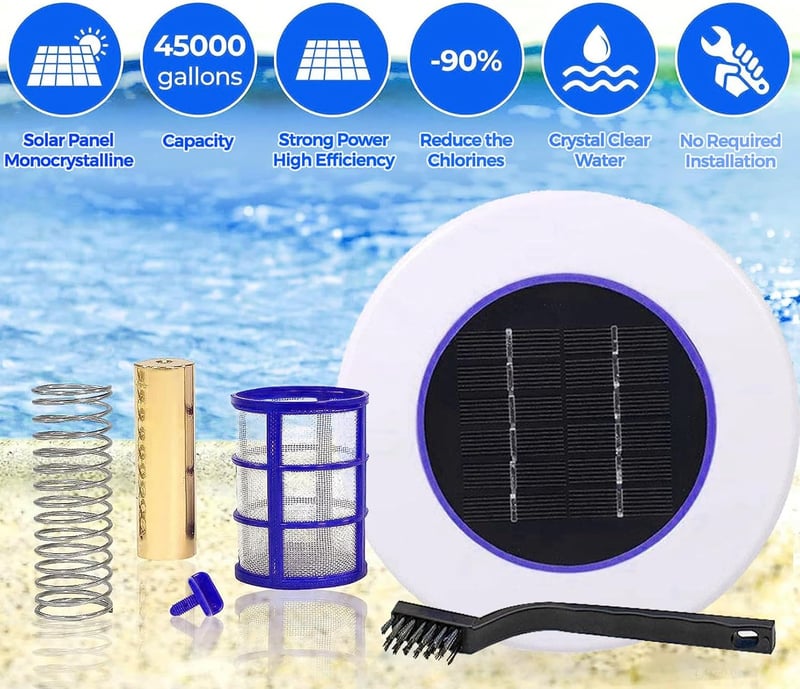Solarpool Kupfer-Ionisator für oberirdische Pools bis 45000 Gallonen