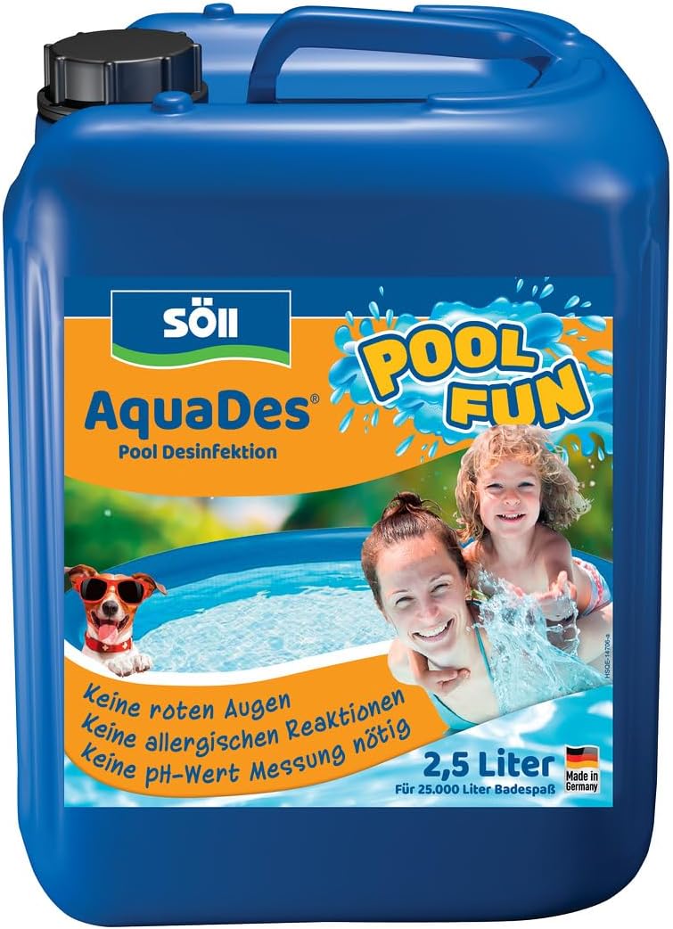 Pool-Desinfektionsmittel AquaDes 2,5 l für sauberes Wasser