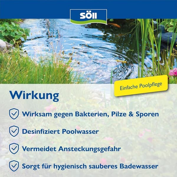 Pool-Desinfektionsmittel AquaDes 2,5 l für sauberes Wasser