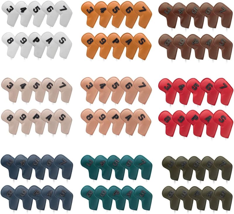 Golf Eisen Kopf Abdeckungen – 10er Set für Wedges (Dunkelblau)