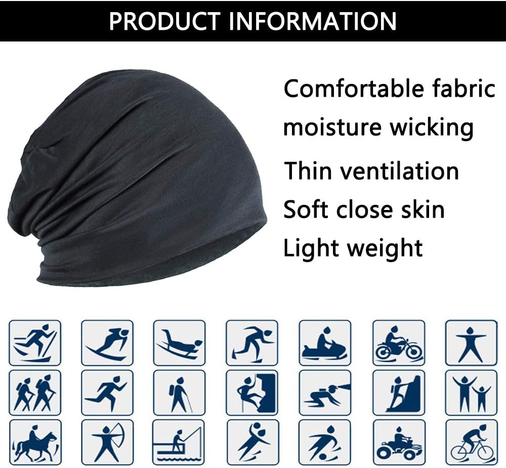 Chemo-Kopfbedeckung für Frauen und Männer – Baumwoll-Turban Mütze