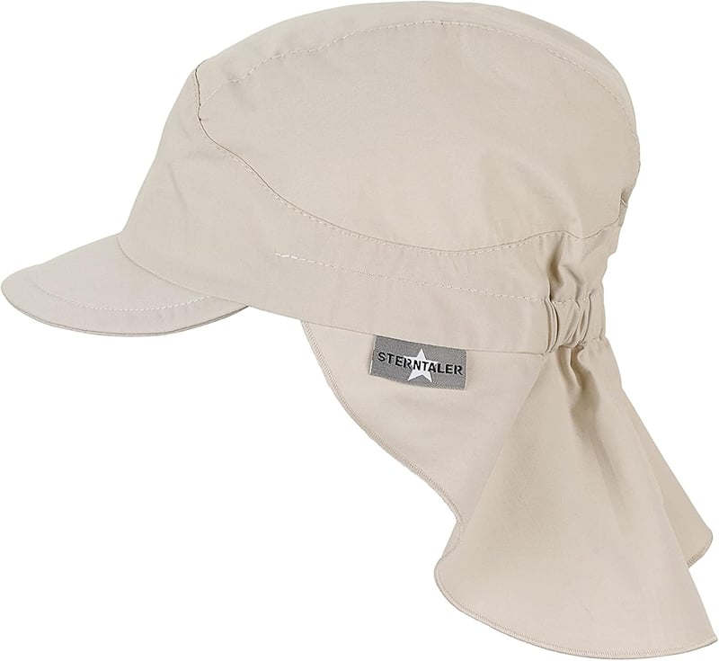 Sterntaler Sommermütze für Mädchen mit Nackenschutz und UV-Schutz 50+