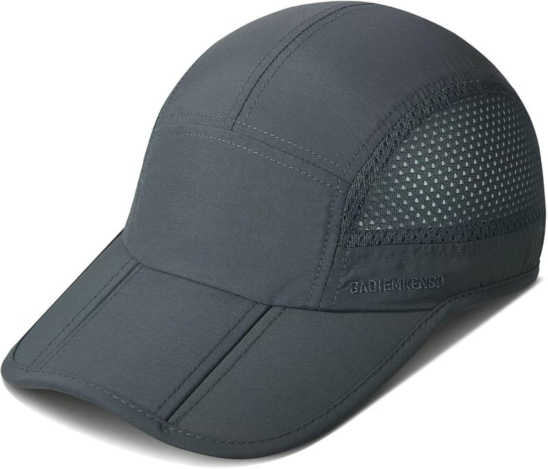 Faltbare Outdoor-Sportmütze mit UPF 50+ Sonnenschutz und Mesh