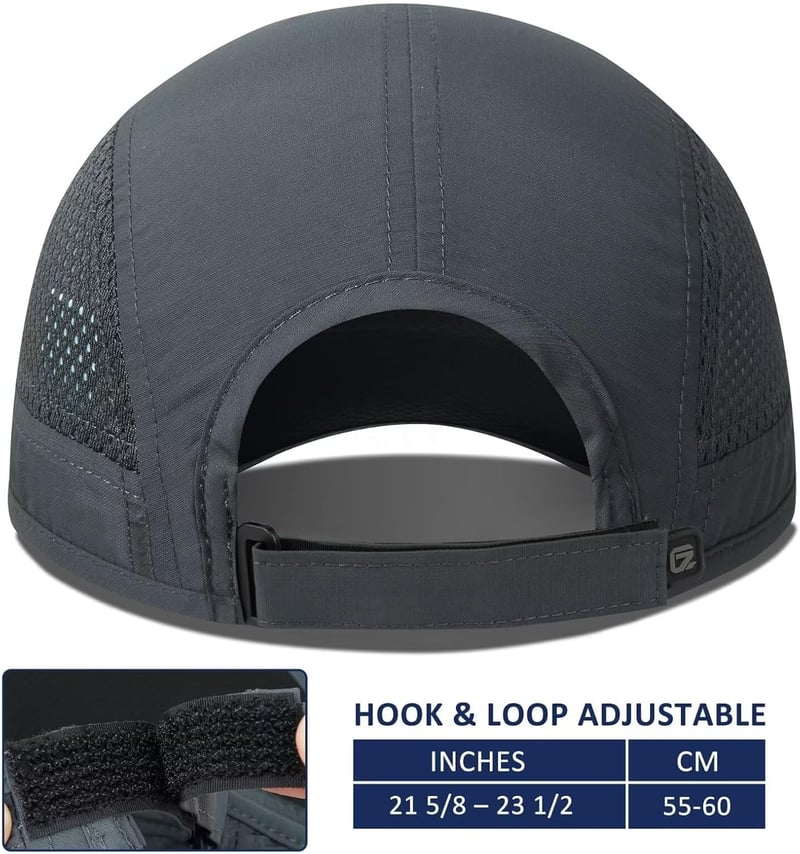 Faltbare Outdoor-Sportmütze mit UPF 50+ Sonnenschutz und Mesh