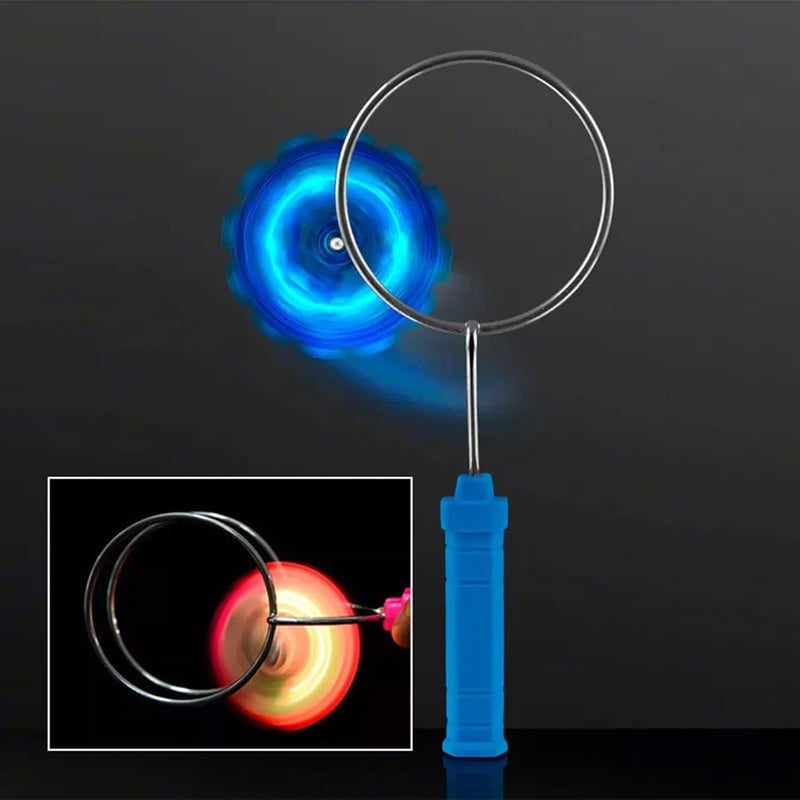 Leuchtender Magnetkreisler für Kinder – 4 Stück, LED-Fidget-Spielzeug