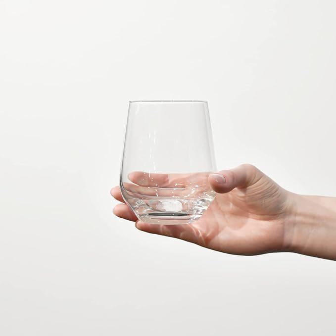 Krosno Wasserglas-Set Splendour, 6 Gläser, 400ml, spülmaschinenfest