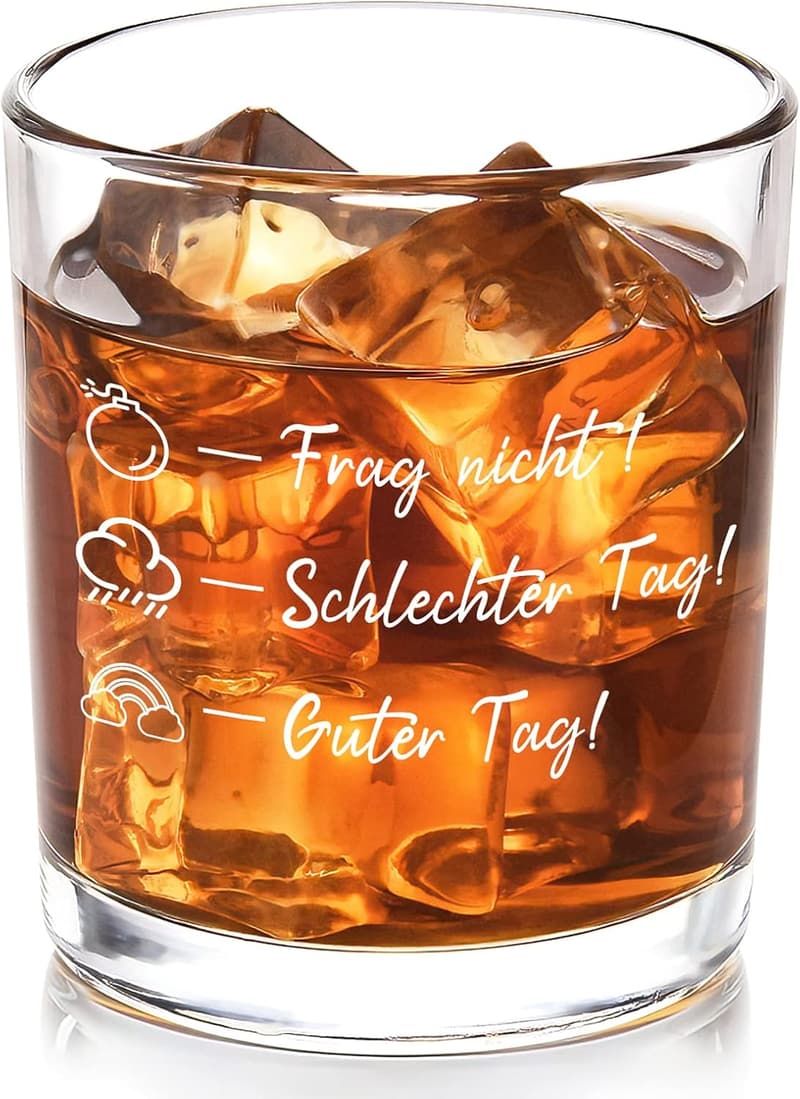 Personalisierte Whiskygläser mit Gravur für Männer - 10oz