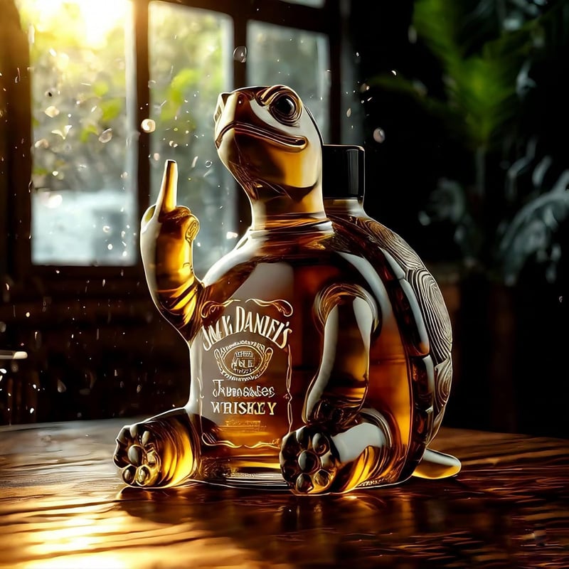 3D Schildkröten Whisky Dekanter für Männer – Geschenke zum Geburtstag