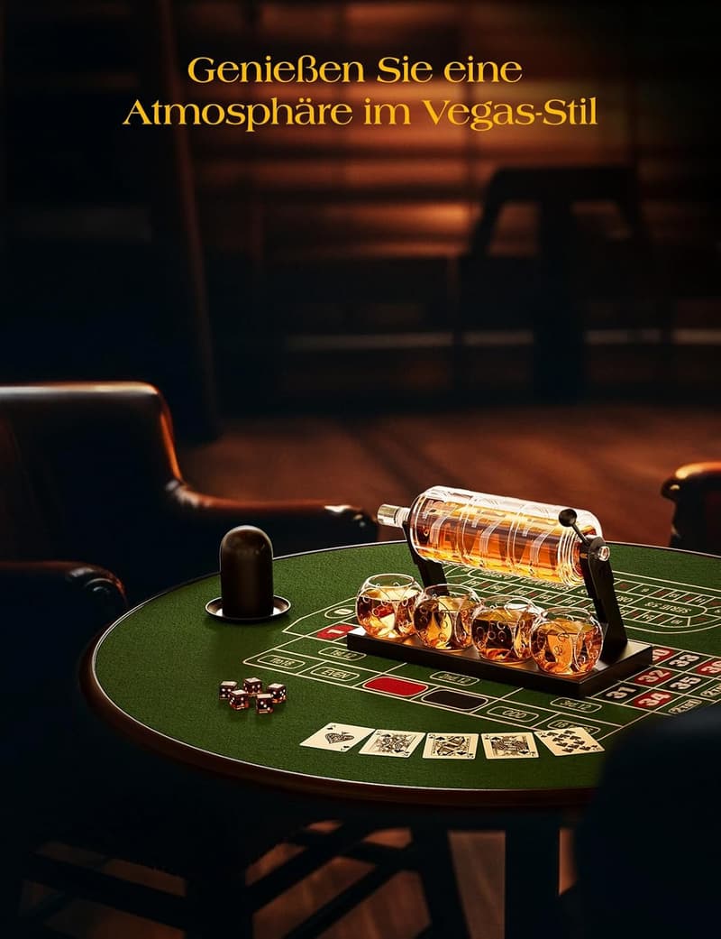 Whiskey Dekanter Set für Männer – ideales Geschenk zum Jahrestag oder Geburtstag