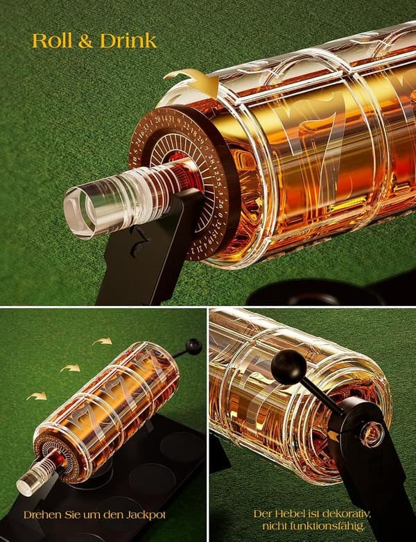 Whiskey Dekanter Set für Männer – ideales Geschenk zum Jahrestag oder Geburtstag