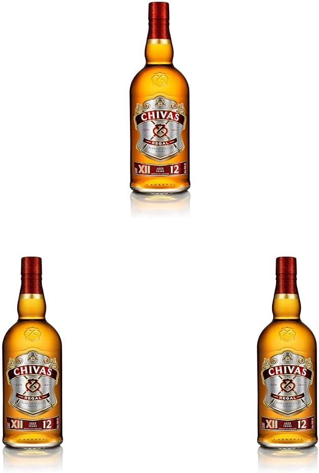 Chivas Regal 12 Jahre - Blended Scotch Whisky, 3er Pack (1l)