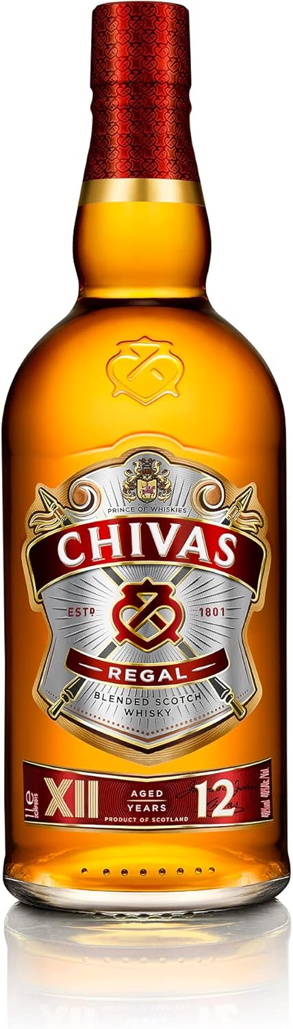 Chivas Regal 12 Jahre - Blended Scotch Whisky, 3er Pack (1l)