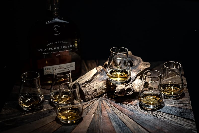 Whiskeygläser Set für Männer | 6x 100 ml Kristall Tumbler zum Verkosten
