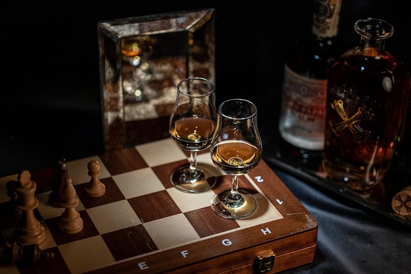 Professionelles Whisky Verkostungsset – 4 Kristallgläser 120 ml für Männer