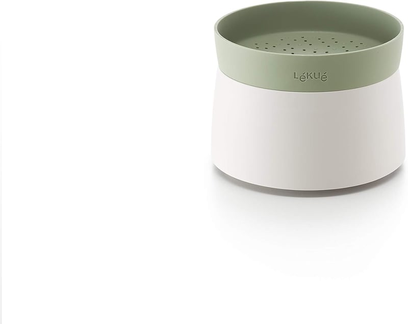 Lékué Quinoa und Reis Kocher, 1 Liter, Weiß